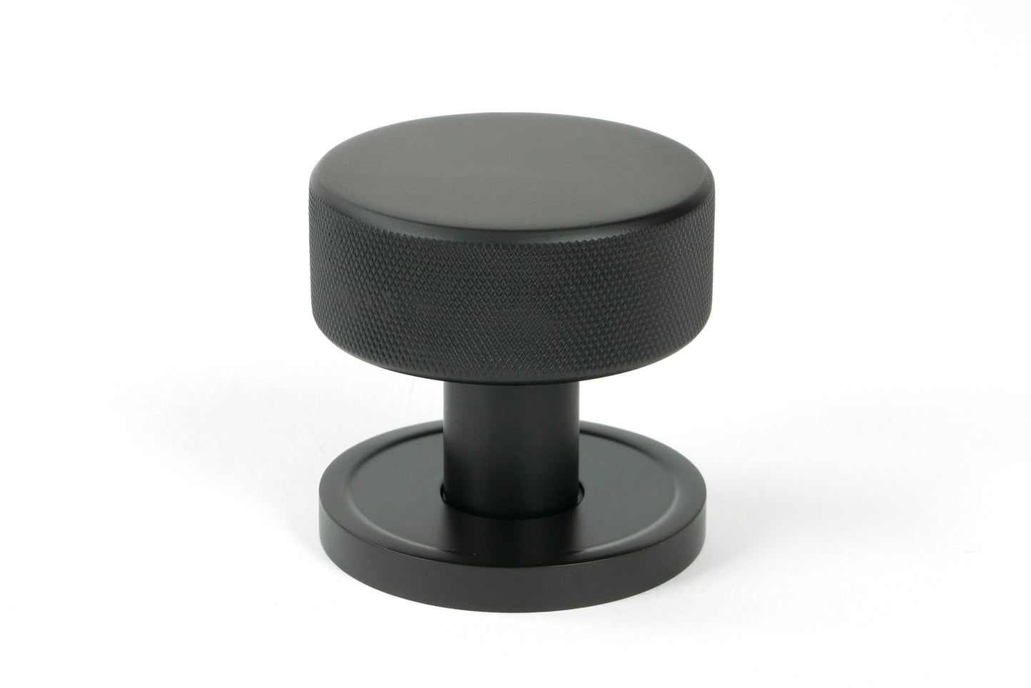 Aged Bronze Brompton Mortice/Rim Knob Set Single