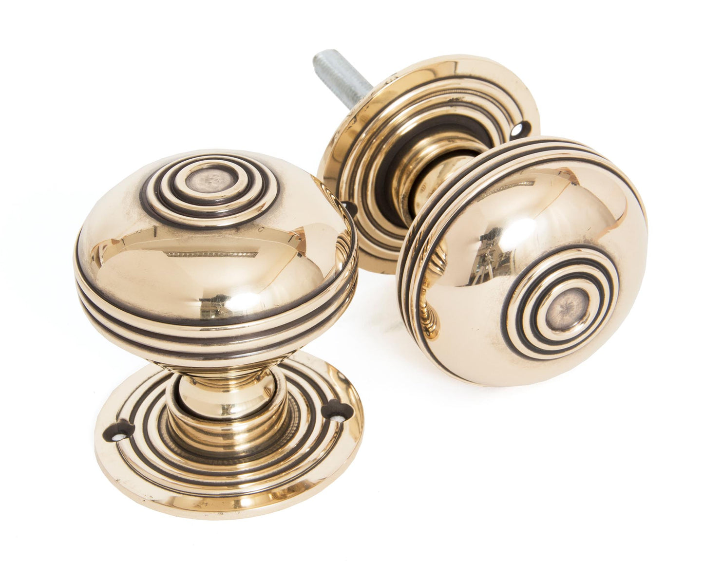 Aged Brass Prestbury Mortice/Rim Knob Set 50mm