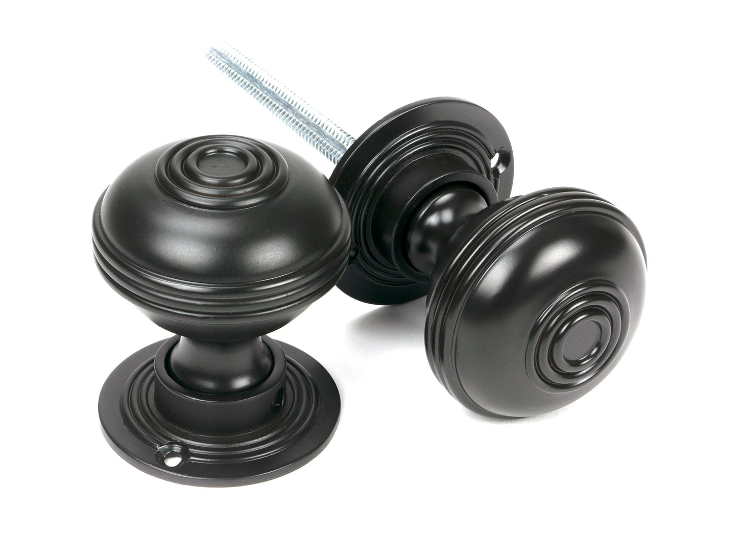 Aged Bronze Prestbury Mortice/Rim Knob Set 63mm