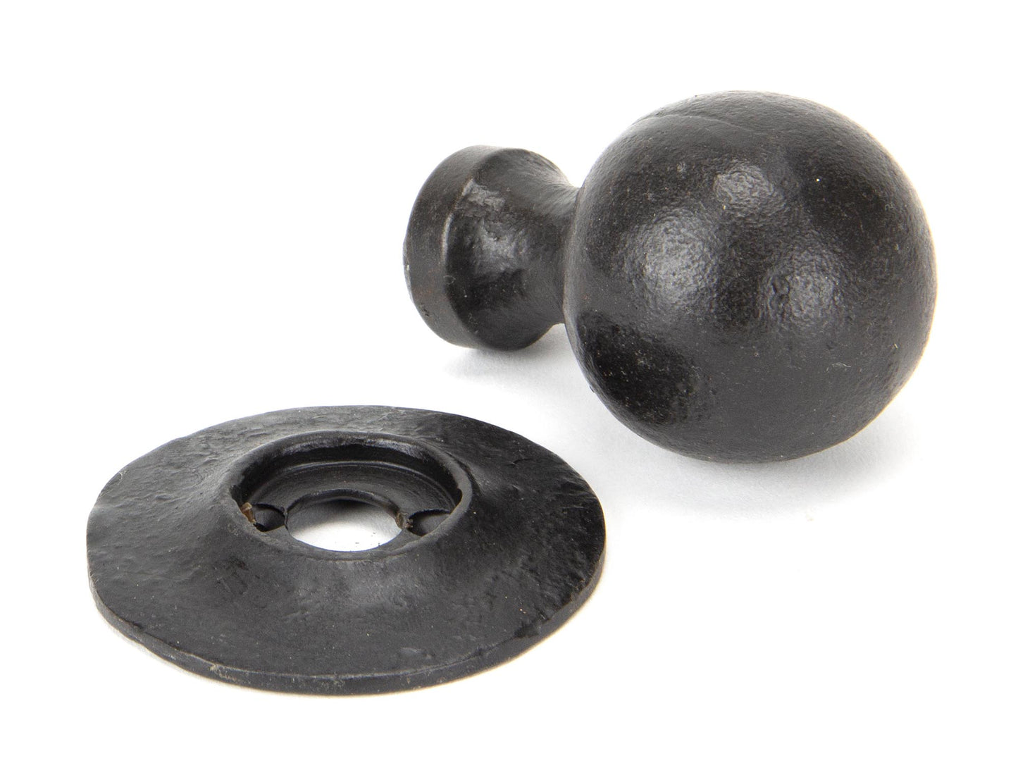 External ~Beeswax Round Mortice/Rim Knob Set