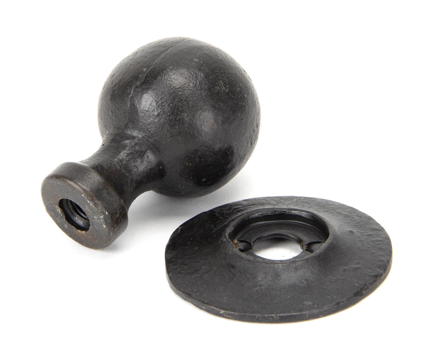 External ~Beeswax Round Mortice/Rim Knob Set