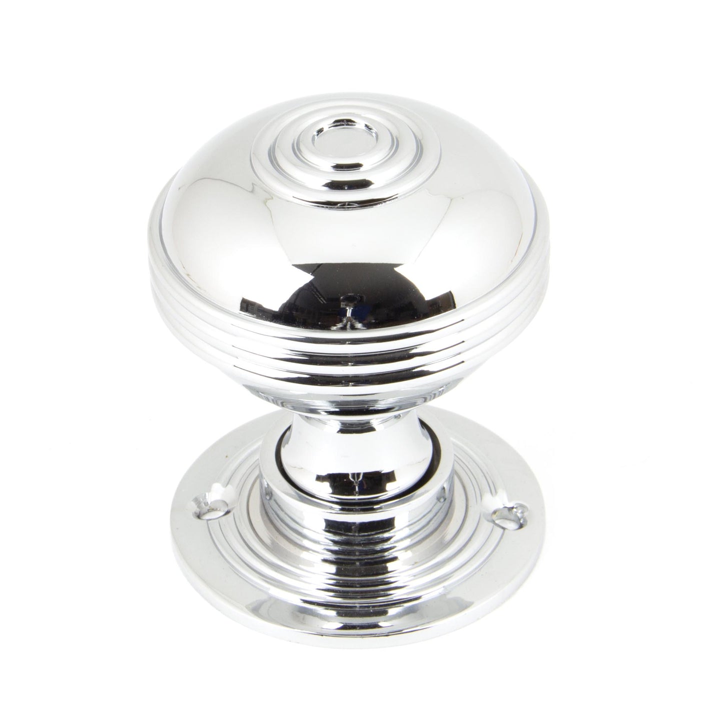 Aged Chrome Prestbury Mortice/Rim Knob Set 50mm
