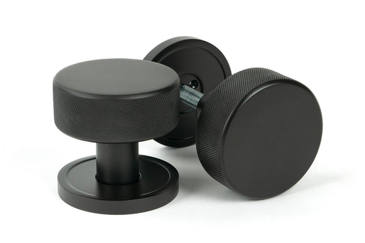 Aged Bronze Brompton Mortice/Rim Knob Set