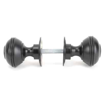 Aged Bronze Prestbury Mortice/Rim Knob Set 63mm