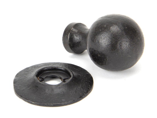 External ~Beeswax Round Mortice/Rim Knob Set