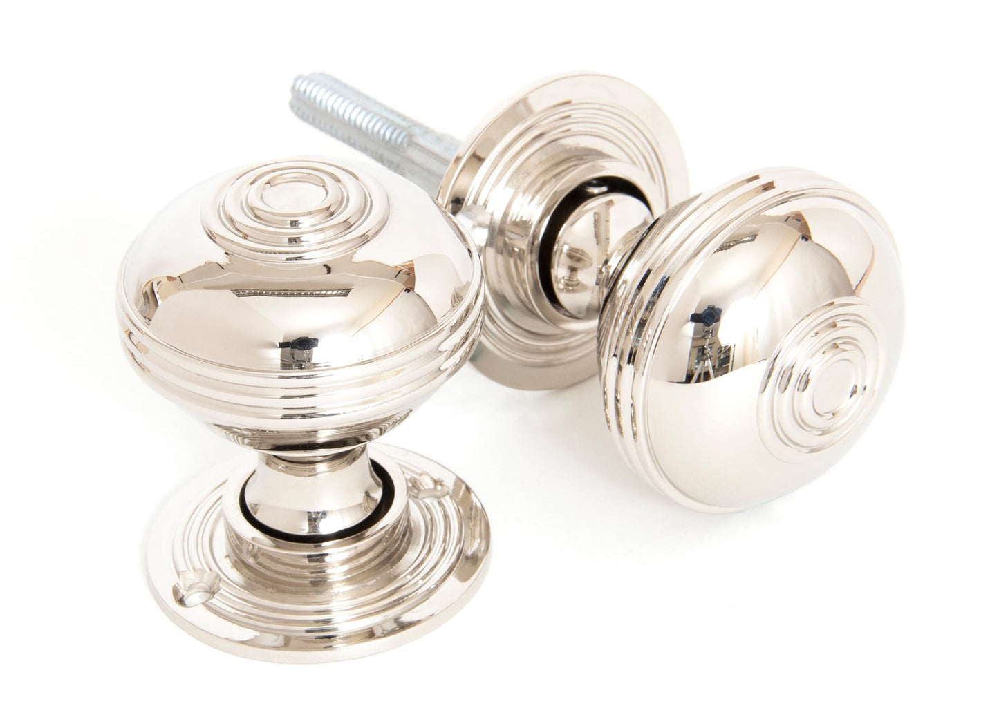 Polished Nickel Prestbury Mortice/Rim Knob Set 50mm